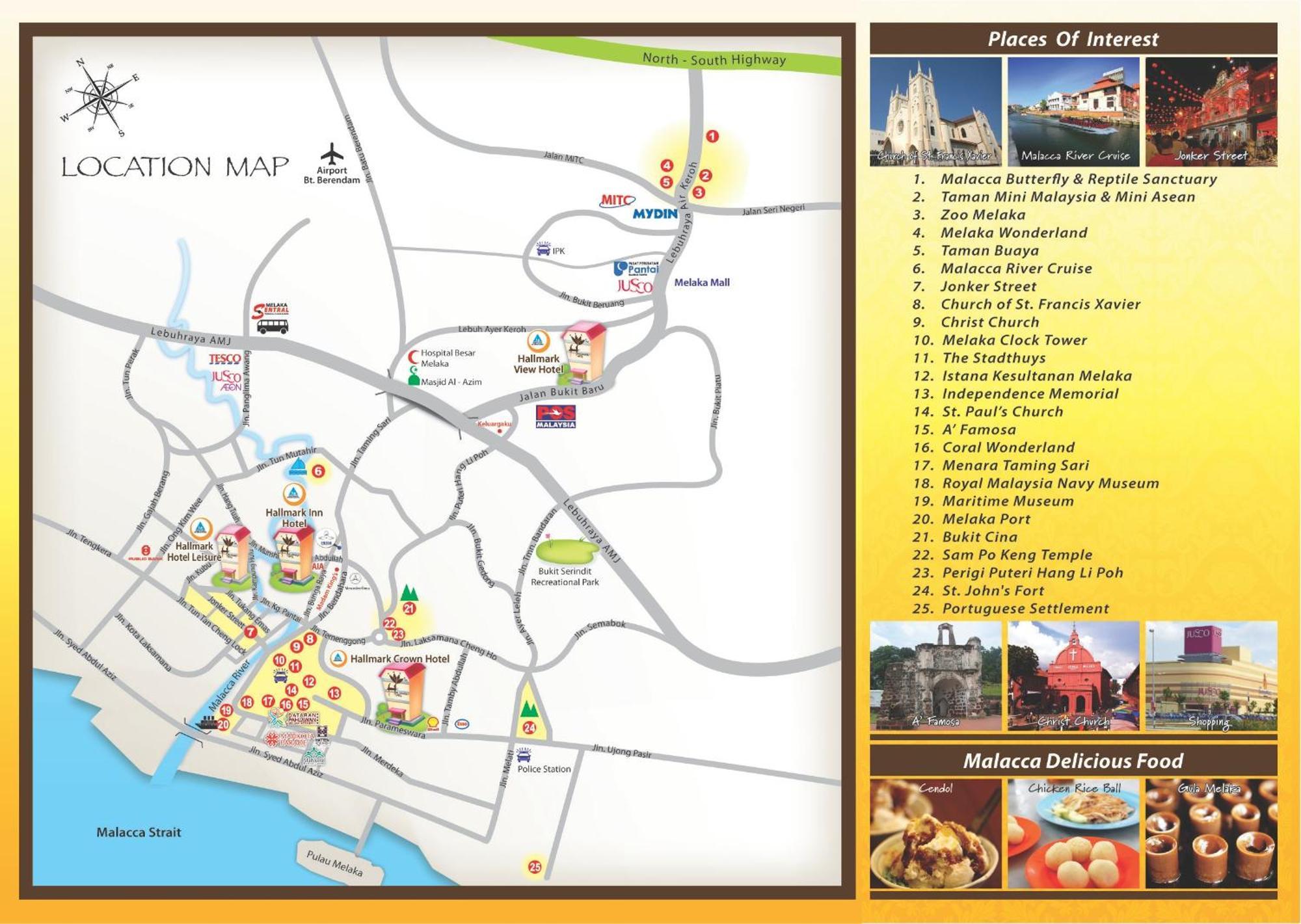 Malacca Hallmark Crown Hotel מראה חיצוני תמונה